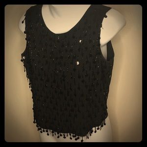 The Limited Sequined Tank Blouse